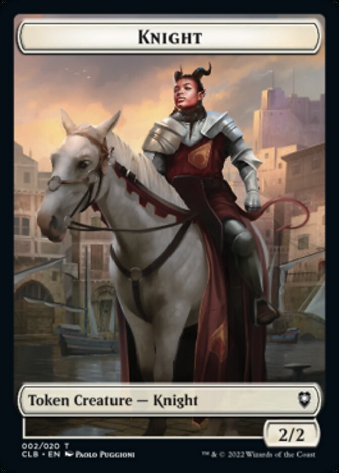 Knight Token [Commander Legends: Battle for Baldur's Gate Tokens] | I Want That Stuff Brandon