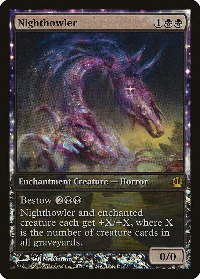 Nighthowler (Game Day) (Extended Art) [Theros Promos] | I Want That Stuff Brandon