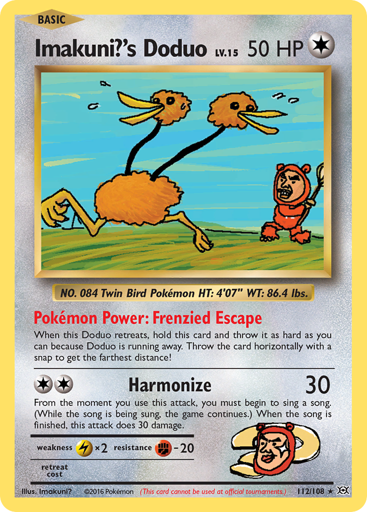 Imakuni?'s Doduo (112/108) [XY: Evolutions] | I Want That Stuff Brandon