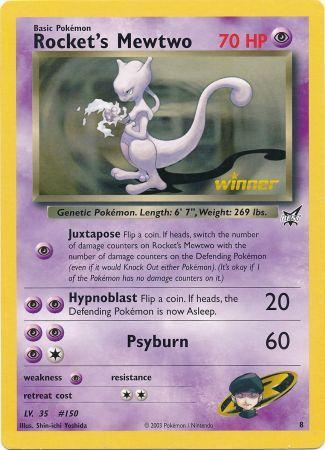 Rocket's Mewtwo (8) (Jumbo Card) [Best of Promos] | I Want That Stuff Brandon