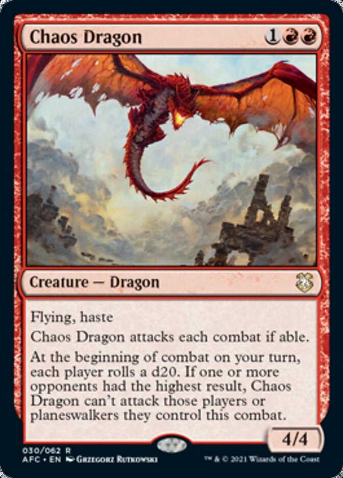 Chaos Dragon [Dungeons & Dragons: Adventures in the Forgotten Realms Commander] | I Want That Stuff Brandon