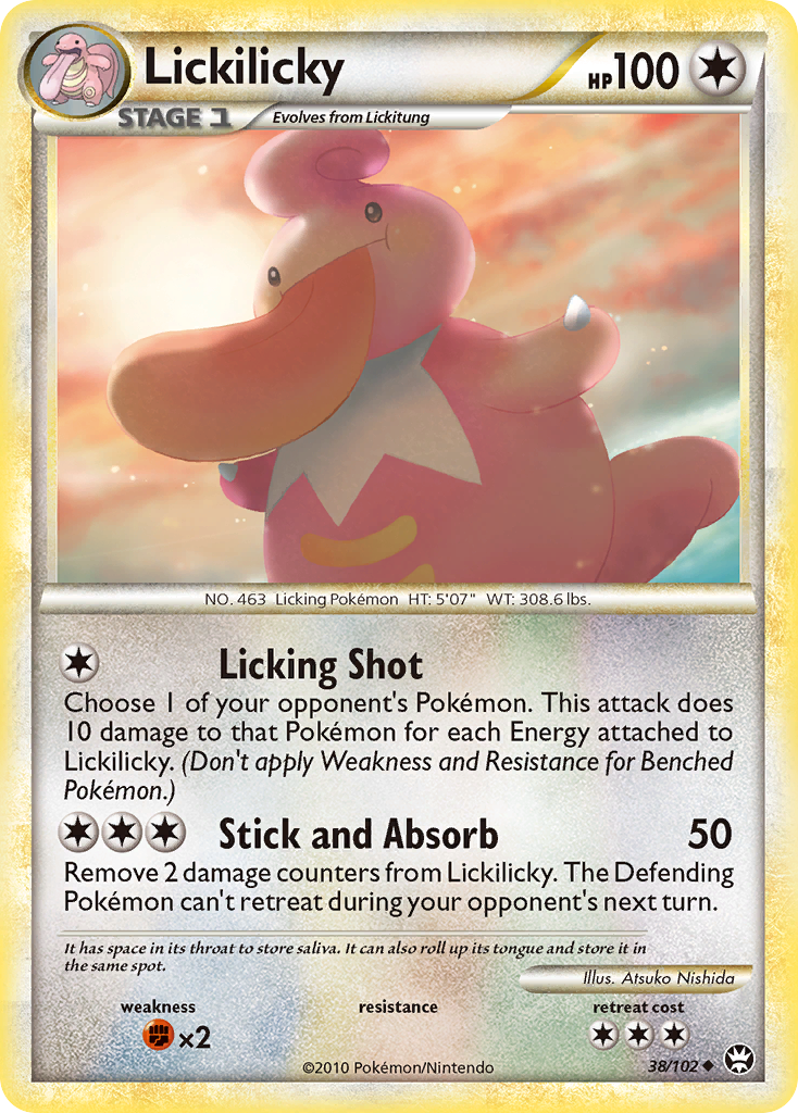 Lickilicky (38/102) [HeartGold & SoulSilver: Triumphant] | I Want That Stuff Brandon