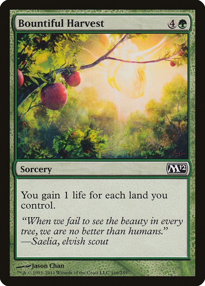 Bountiful Harvest [Magic 2012] | I Want That Stuff Brandon