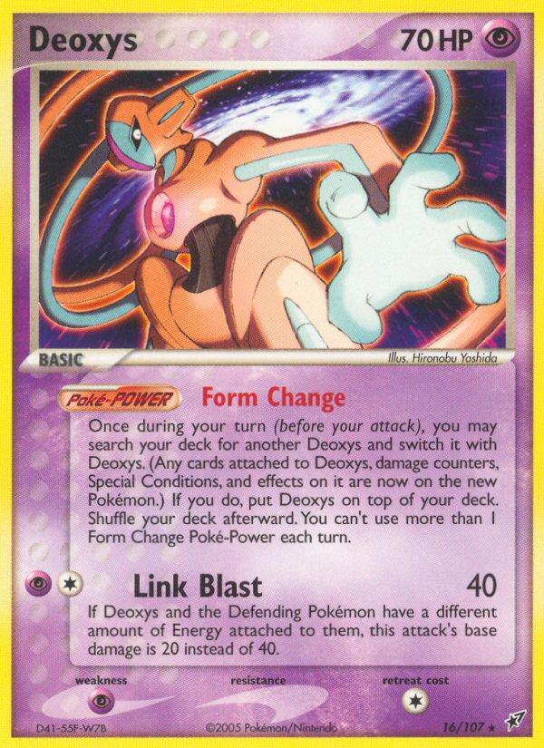 Deoxys (16/107) [EX: Deoxys] | I Want That Stuff Brandon