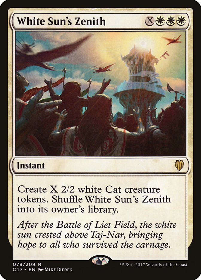 White Sun's Zenith [Commander 2017] | I Want That Stuff Brandon