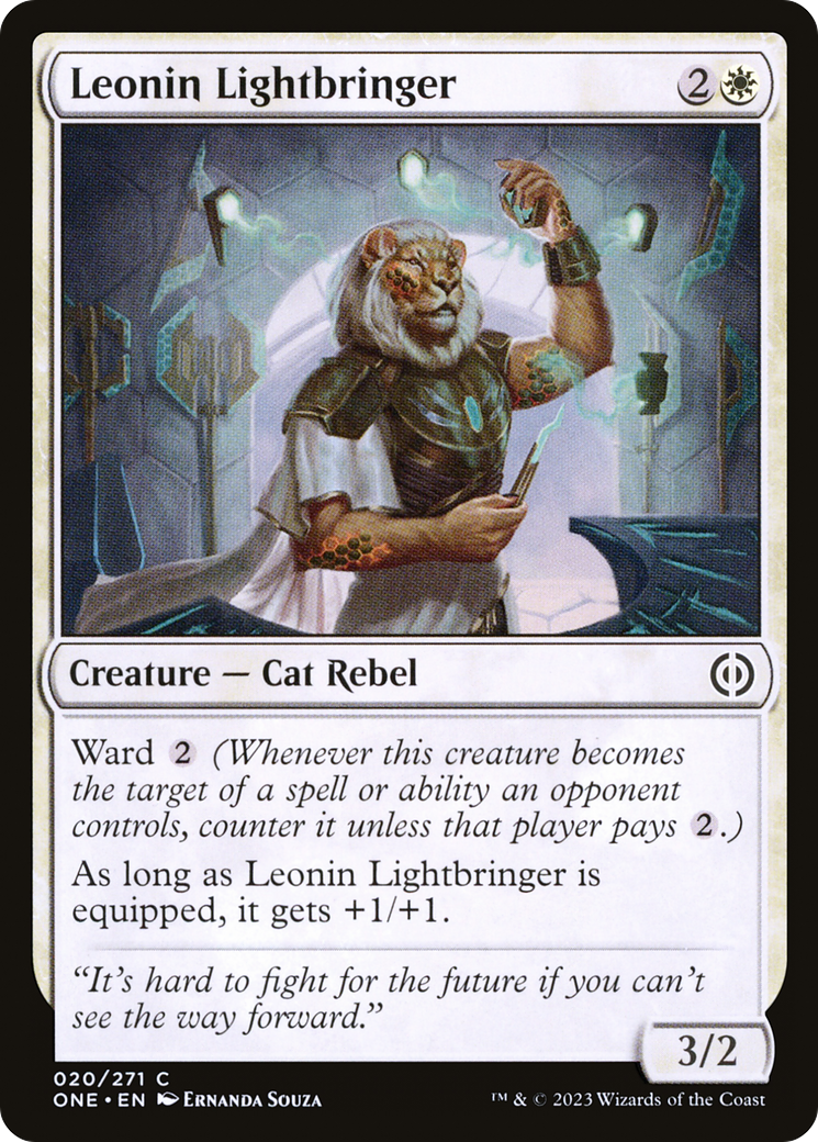 Leonin Lightbringer [Phyrexia: All Will Be One] | I Want That Stuff Brandon