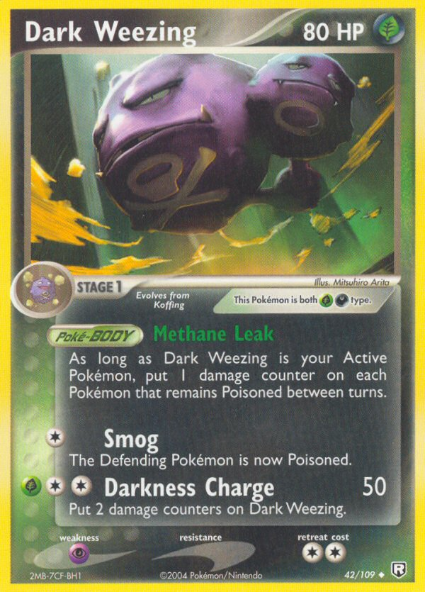 Dark Weezing (42/109) [EX: Team Rocket Returns] | I Want That Stuff Brandon