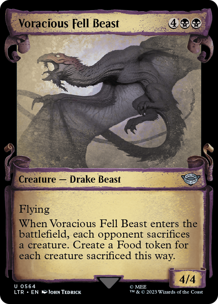 Voracious Fell Beast [The Lord of the Rings: Tales of Middle-Earth Showcase Scrolls] | I Want That Stuff Brandon