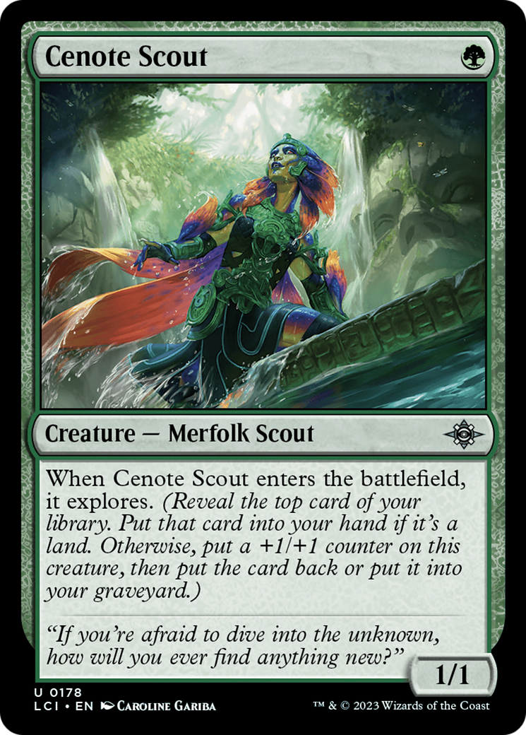 Cenote Scout [The Lost Caverns of Ixalan] | I Want That Stuff Brandon