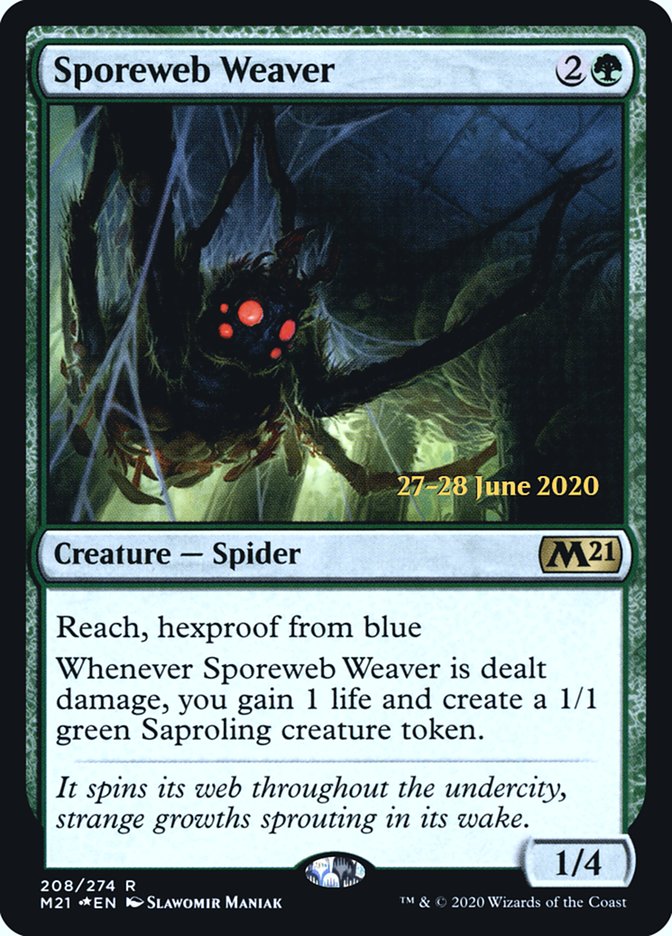 Sporeweb Weaver [Core Set 2021 Prerelease Promos] | I Want That Stuff Brandon