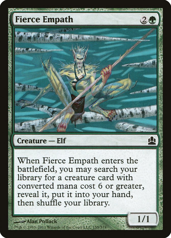 Fierce Empath [Commander 2011] | I Want That Stuff Brandon