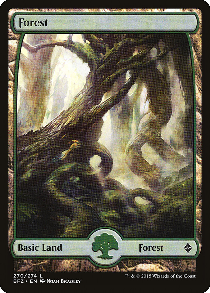 Forest (270) [Battle for Zendikar] | I Want That Stuff Brandon