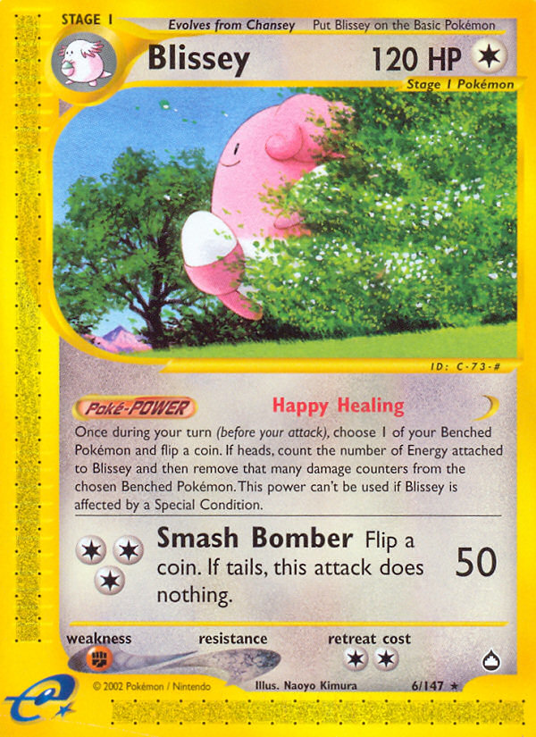 Blissey (6/147) [Aquapolis] | I Want That Stuff Brandon