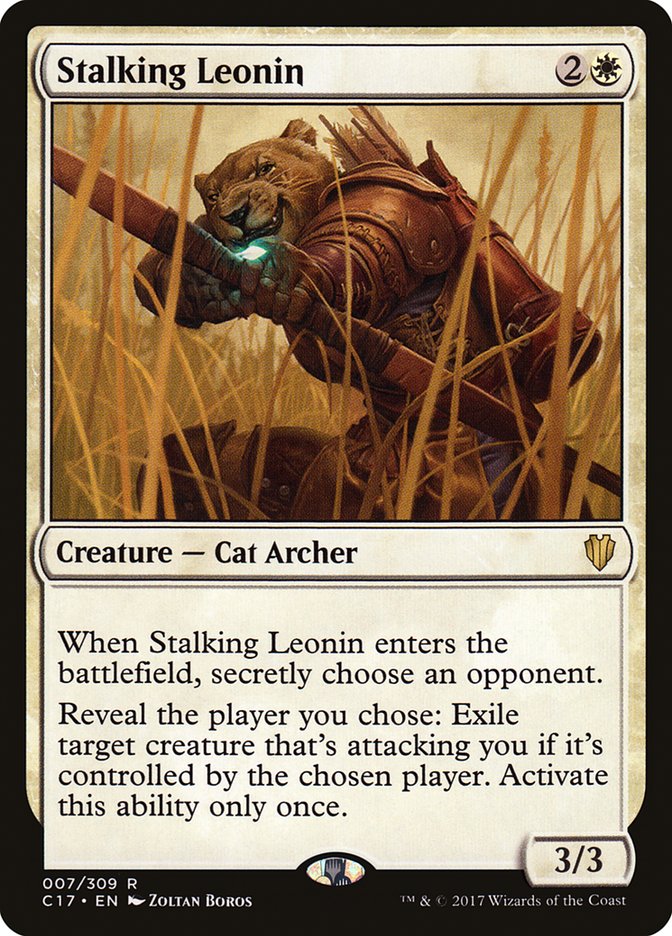 Stalking Leonin [Commander 2017] | I Want That Stuff Brandon