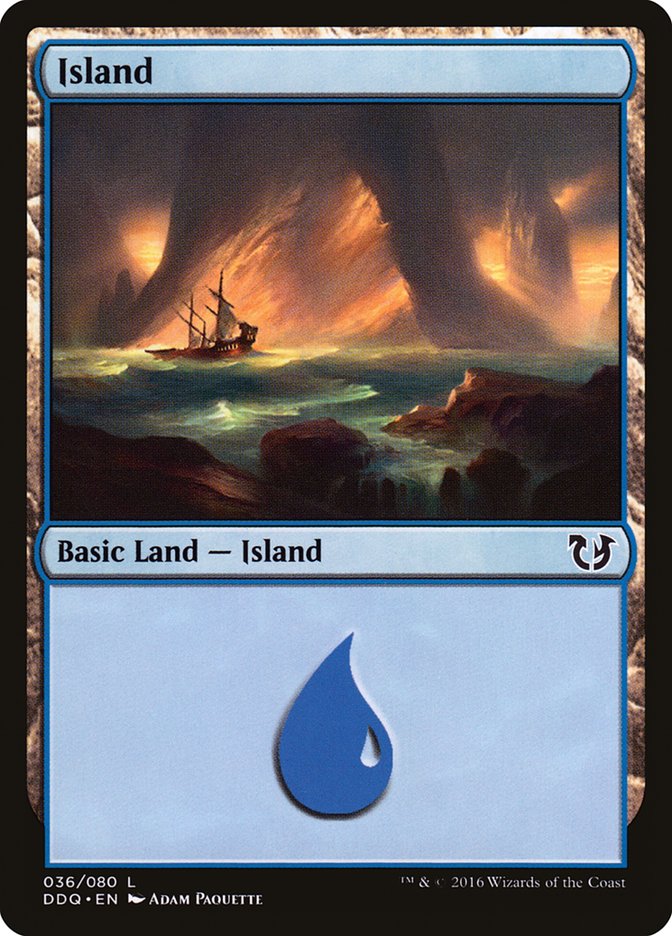 Island (36) [Duel Decks: Blessed vs. Cursed] | I Want That Stuff Brandon