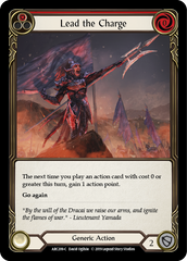 Lead the Charge (Red) [ARC209-C] 1st Edition Rainbow Foil | I Want That Stuff Brandon