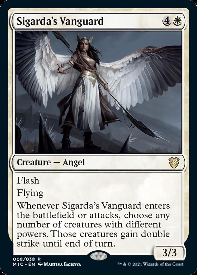 Sigarda's Vanguard [Innistrad: Midnight Hunt Commander] | I Want That Stuff Brandon