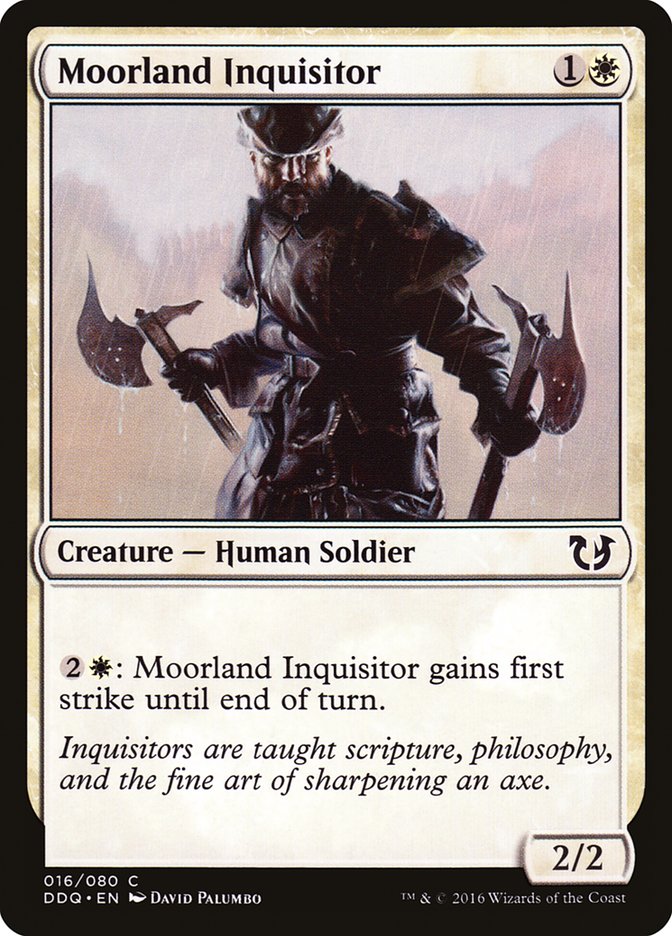 Moorland Inquisitor [Duel Decks: Blessed vs. Cursed] | I Want That Stuff Brandon