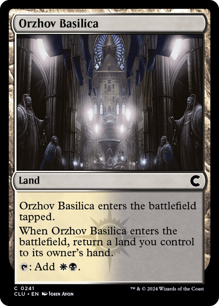 Orzhov Basilica [Ravnica: Clue Edition] | I Want That Stuff Brandon