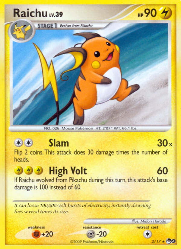 Raichu (3/17) [POP Series 9] | I Want That Stuff Brandon