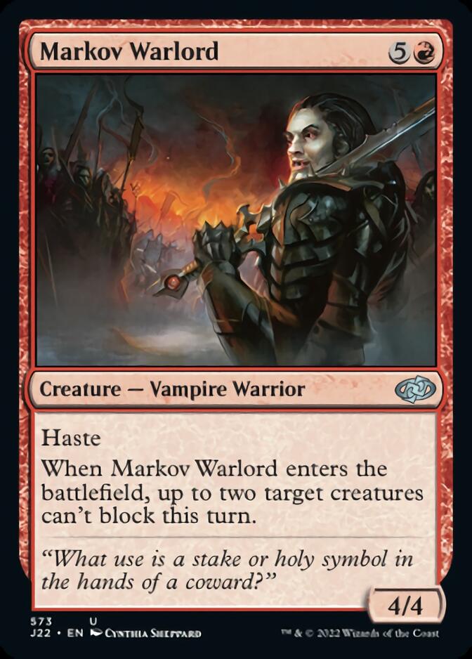 Markov Warlord [Jumpstart 2022] | I Want That Stuff Brandon