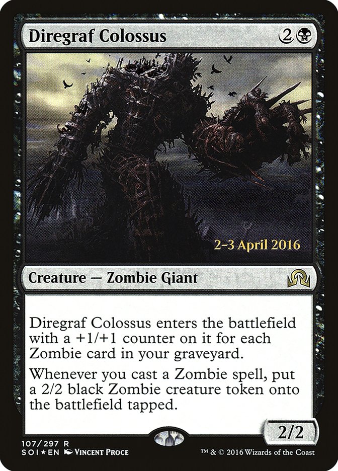 Diregraf Colossus [Shadows over Innistrad Prerelease Promos] | I Want That Stuff Brandon