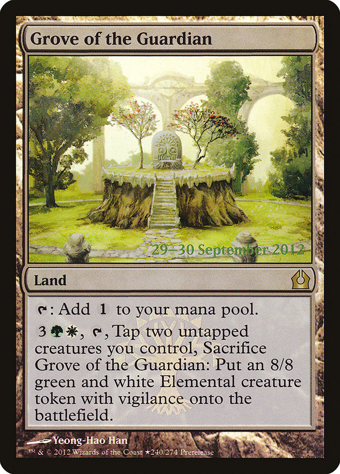 Grove of the Guardian [Return to Ravnica Prerelease Promos] | I Want That Stuff Brandon