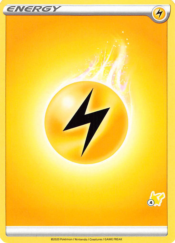 Lightning Energy (Pikachu Stamp #4) [Battle Academy 2022] | I Want That Stuff Brandon