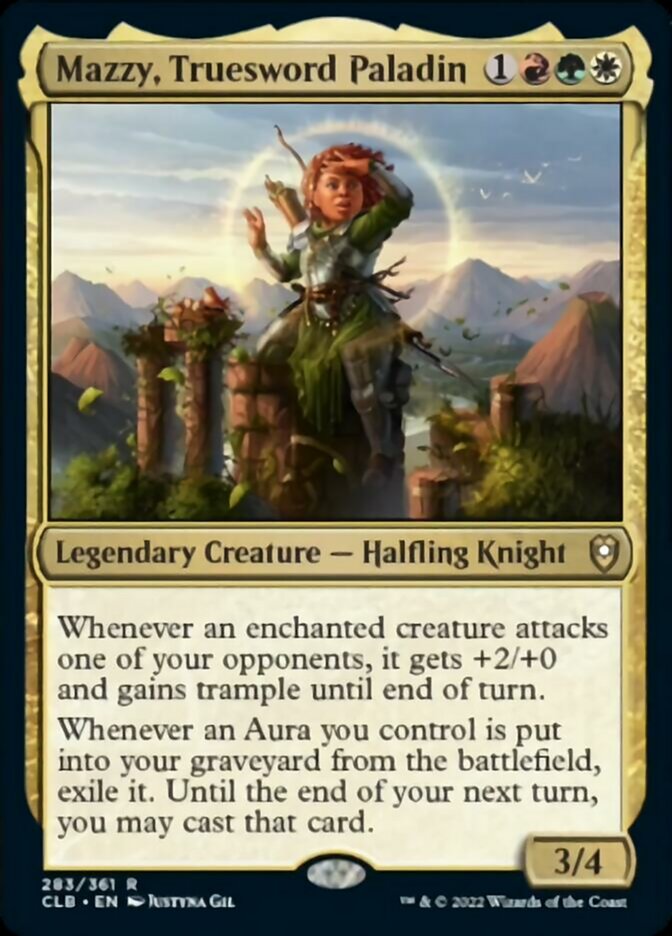 Mazzy, Truesword Paladin [Commander Legends: Battle for Baldur's Gate] | I Want That Stuff Brandon