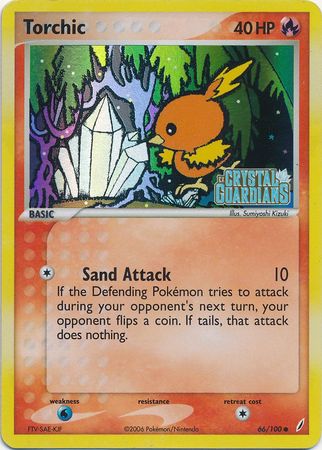 Torchic (66/100) (Stamped) [EX: Crystal Guardians] | I Want That Stuff Brandon