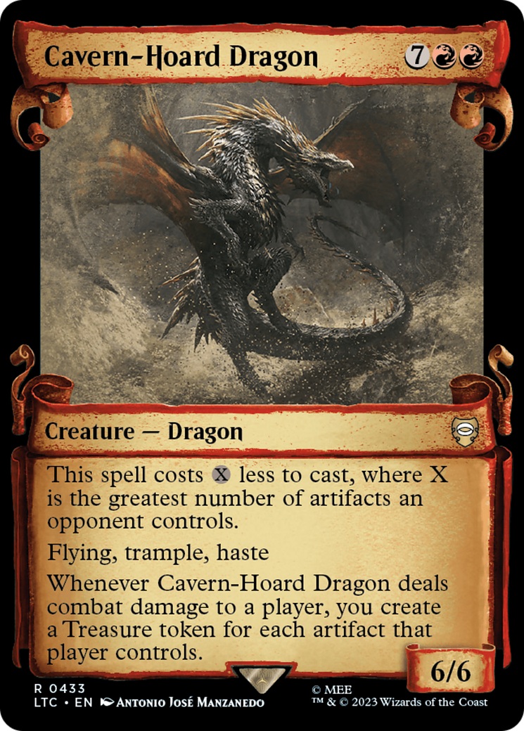 Cavern-Hoard Dragon [The Lord of the Rings: Tales of Middle-Earth Commander Showcase Scrolls] | I Want That Stuff Brandon