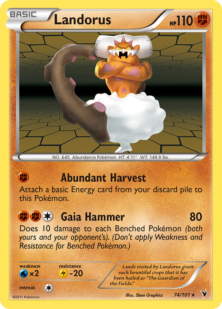 Landorus (74/101) [Black & White: Noble Victories] | I Want That Stuff Brandon