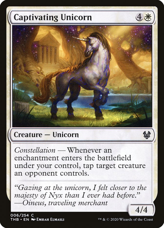 Captivating Unicorn [Theros Beyond Death] | I Want That Stuff Brandon