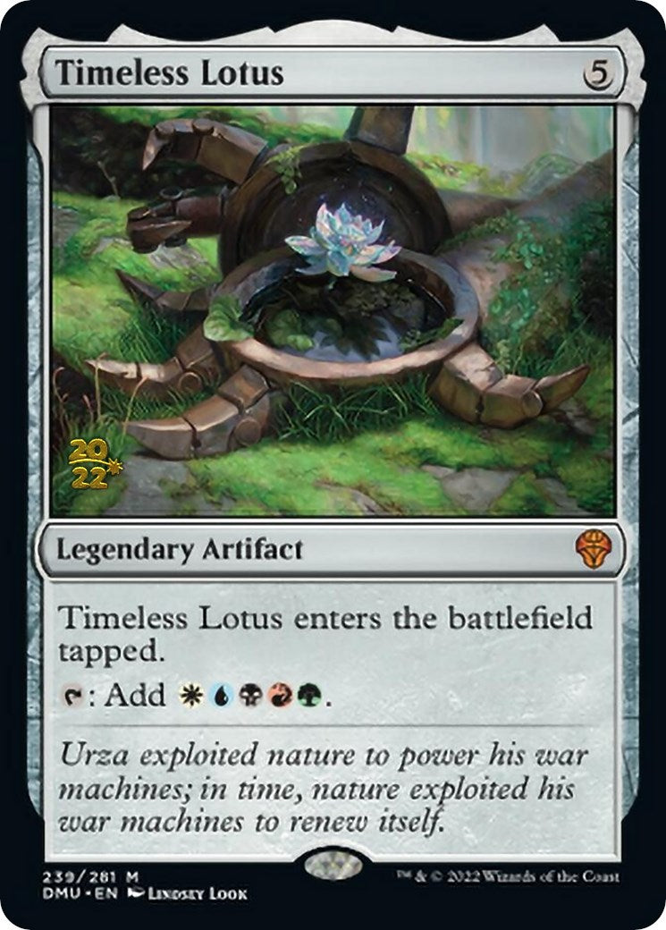 Timeless Lotus [Dominaria United Prerelease Promos] | I Want That Stuff Brandon