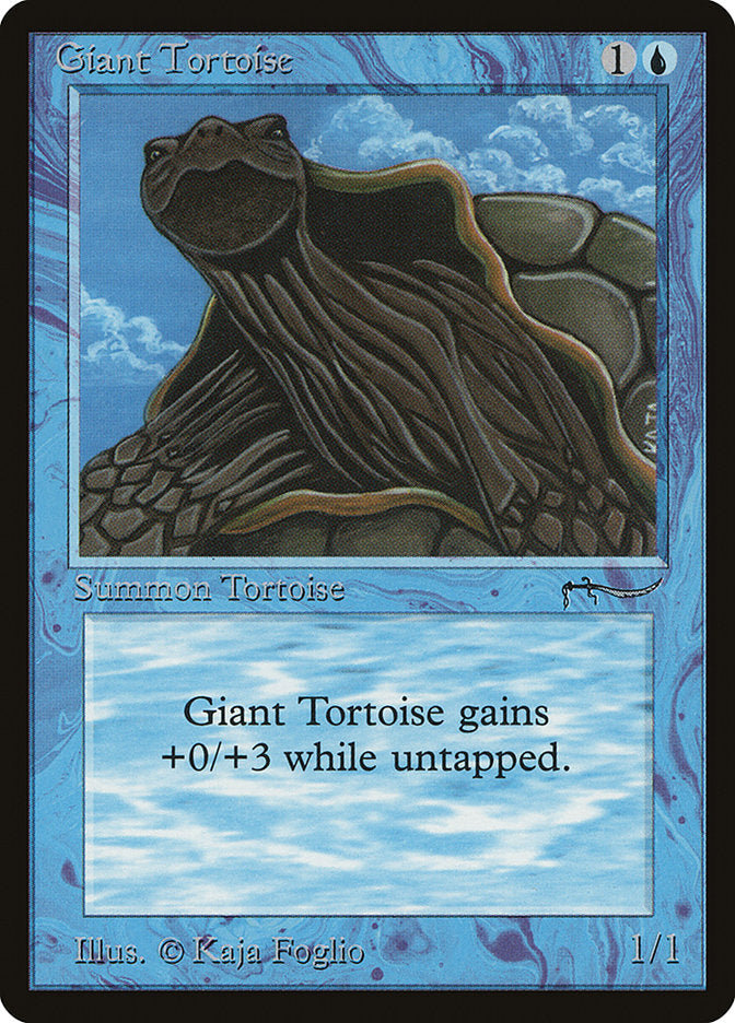 Giant Tortoise (Light Mana Cost) [Arabian Nights] | I Want That Stuff Brandon