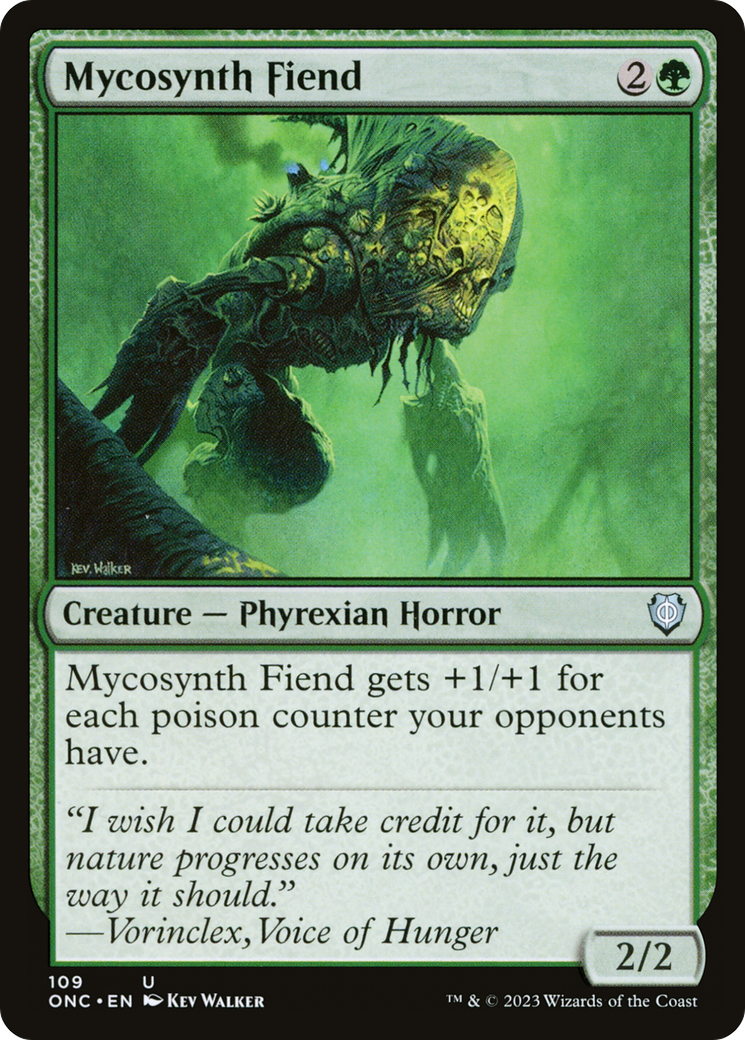 Mycosynth Fiend [Phyrexia: All Will Be One Commander] | I Want That Stuff Brandon