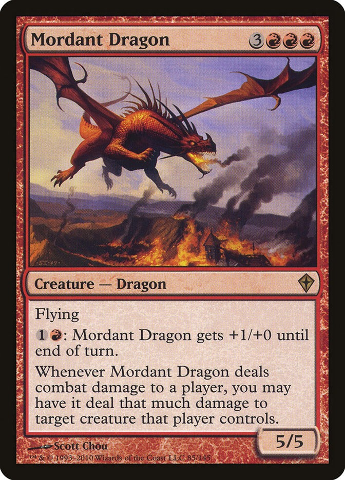 Mordant Dragon [Worldwake] | I Want That Stuff Brandon