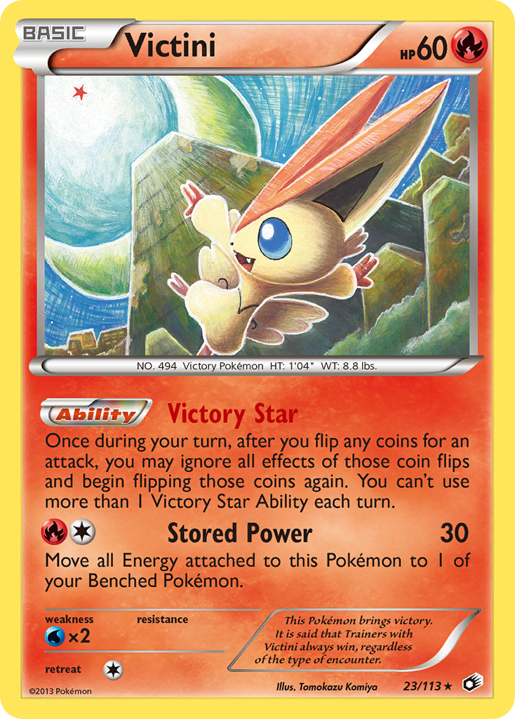 Victini (23/113) (Theme Deck Exclusive) [Black & White: Legendary Treasures] | I Want That Stuff Brandon