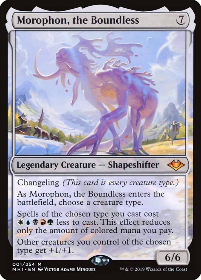 Morophon, the Boundless (Promo Pack) [Modern Horizons Promos] | I Want That Stuff Brandon