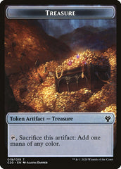 Spirit // Treasure Double-Sided Token [Commander 2020 Tokens] | I Want That Stuff Brandon