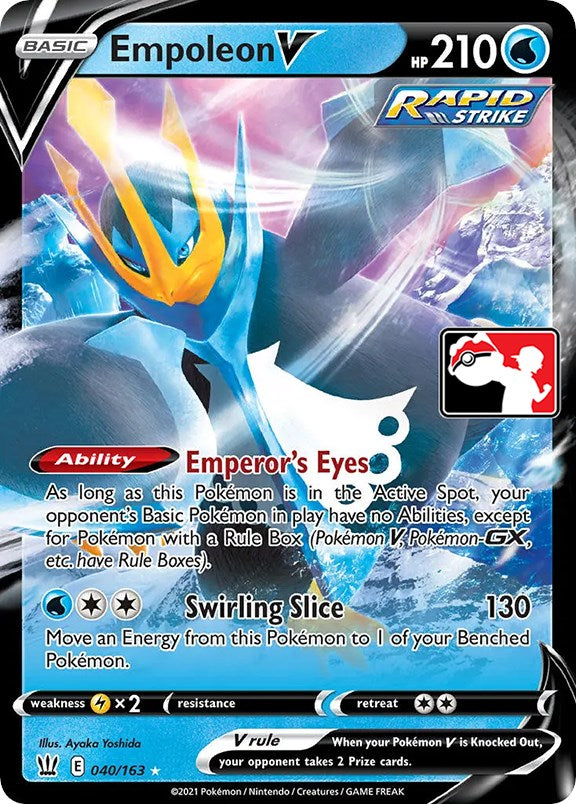 Empoleon V (040/163) [Prize Pack Series One] | I Want That Stuff Brandon