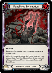 Runeblood Incantation (Blue) [EVR109] (Everfest)  1st Edition Rainbow Foil | I Want That Stuff Brandon