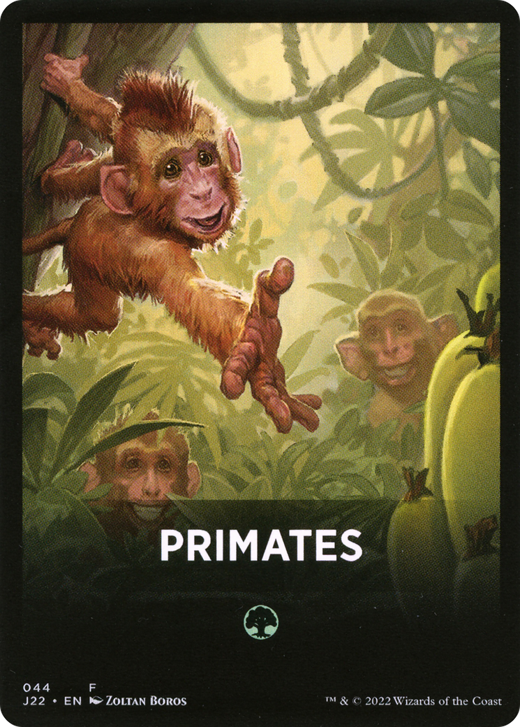 Primates Theme Card [Jumpstart 2022 Front Cards] | I Want That Stuff Brandon