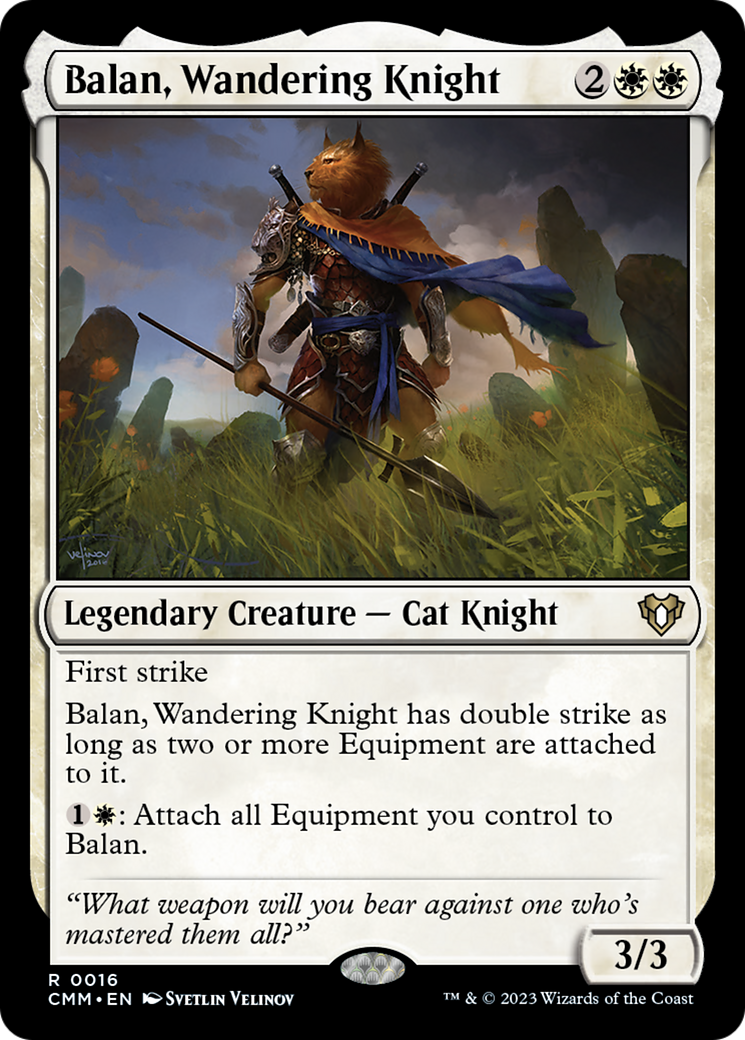 Balan, Wandering Knight [Commander Masters] | I Want That Stuff Brandon