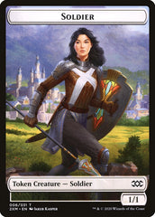 Copy // Soldier Double-Sided Token [Double Masters Tokens] | I Want That Stuff Brandon