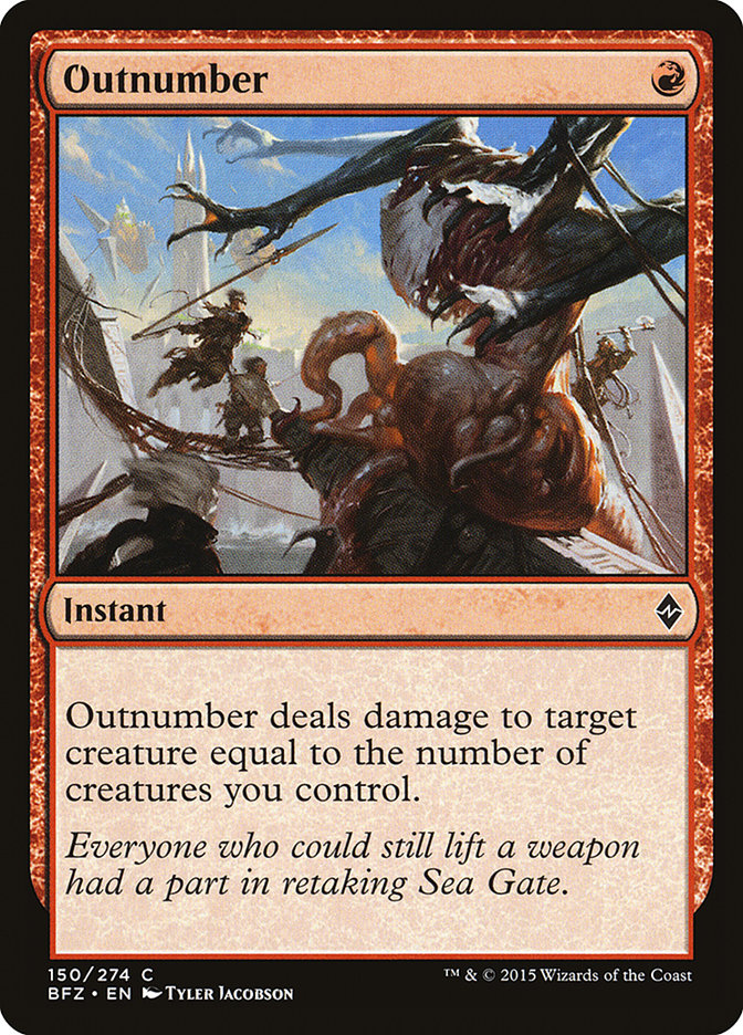 Outnumber [Battle for Zendikar] | I Want That Stuff Brandon