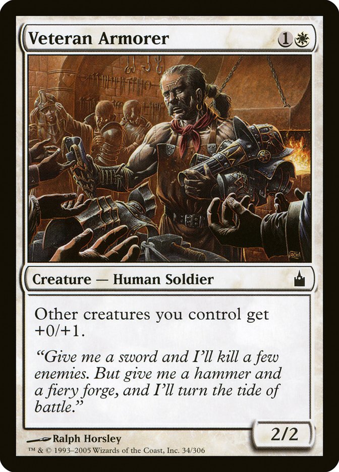 Veteran Armorer [Ravnica: City of Guilds] | I Want That Stuff Brandon