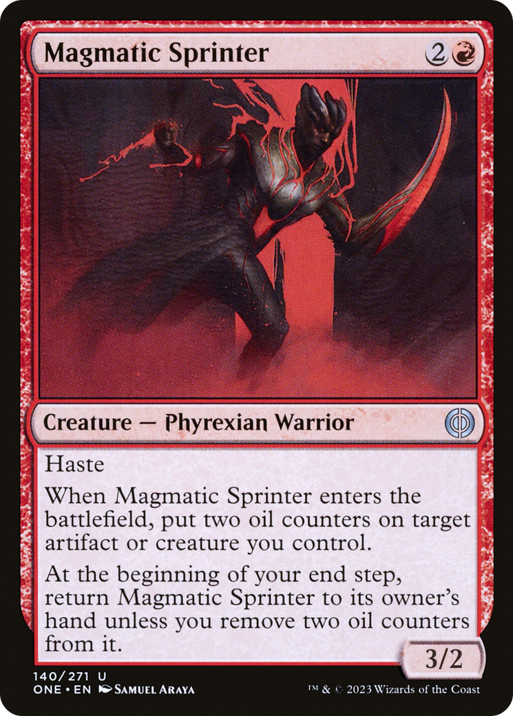 Magmatic Sprinter [Phyrexia: All Will Be One] | I Want That Stuff Brandon