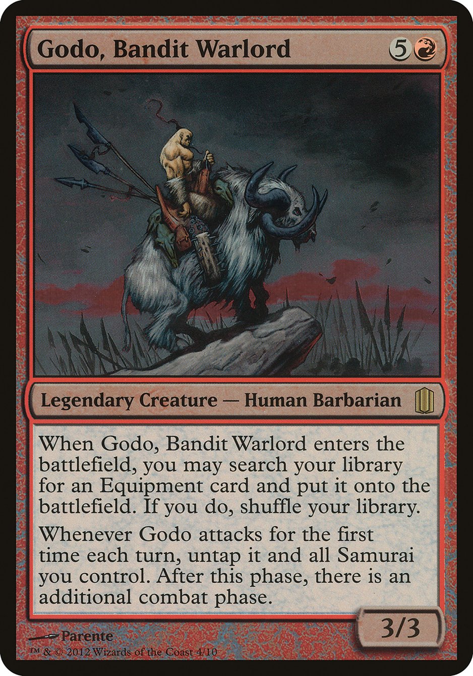 Godo, Bandit Warlord (Oversized) [Commander's Arsenal Oversized] | I Want That Stuff Brandon