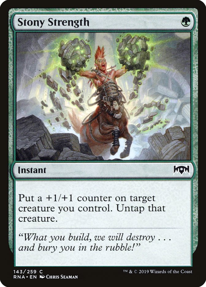 Stony Strength [Ravnica Allegiance] | I Want That Stuff Brandon